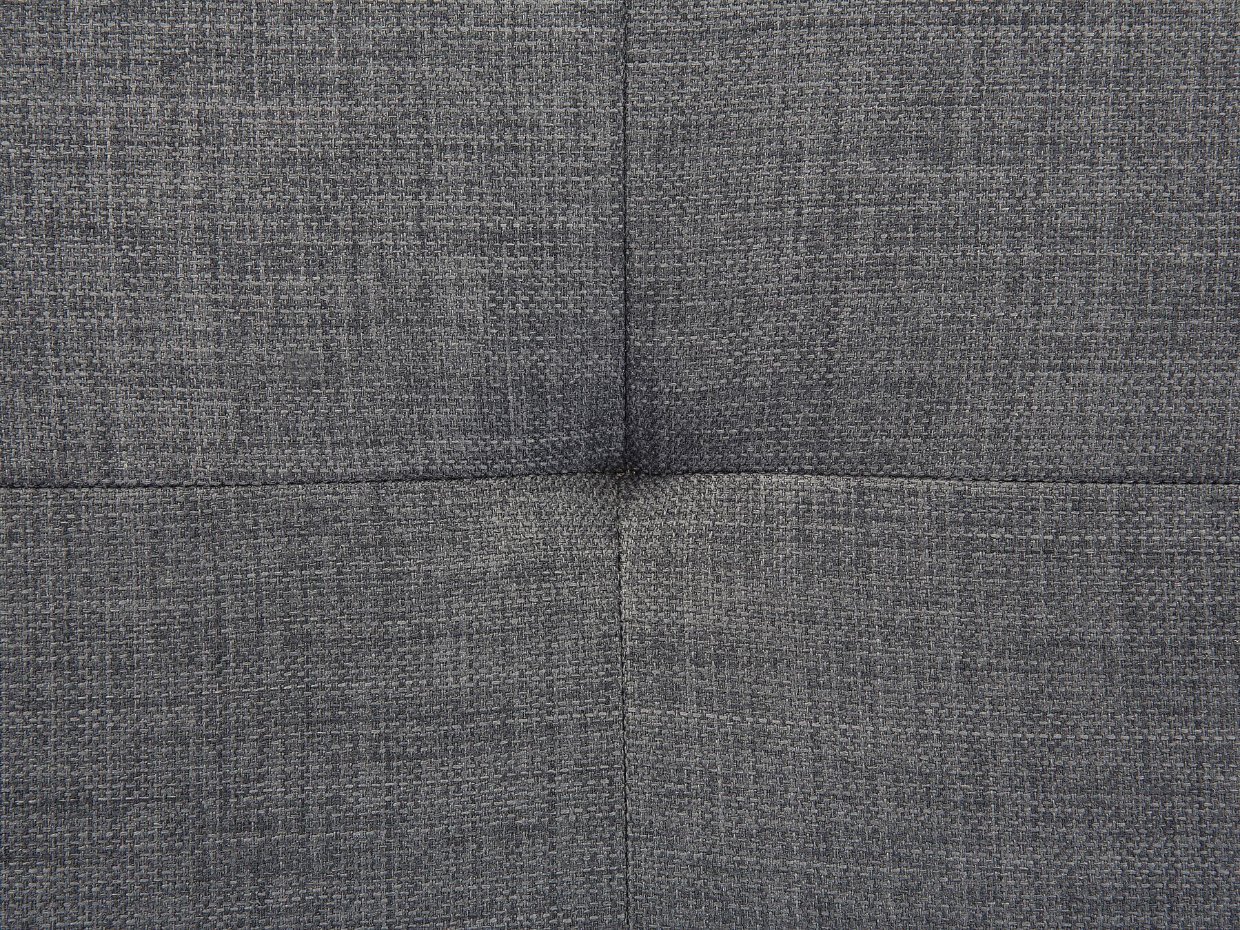 Right Hand Fabric Corner Sofa Dark Grey KIRUNA