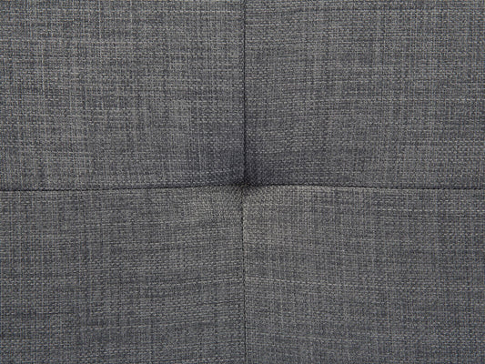 Right Hand Fabric Corner Sofa Dark Grey KIRUNA