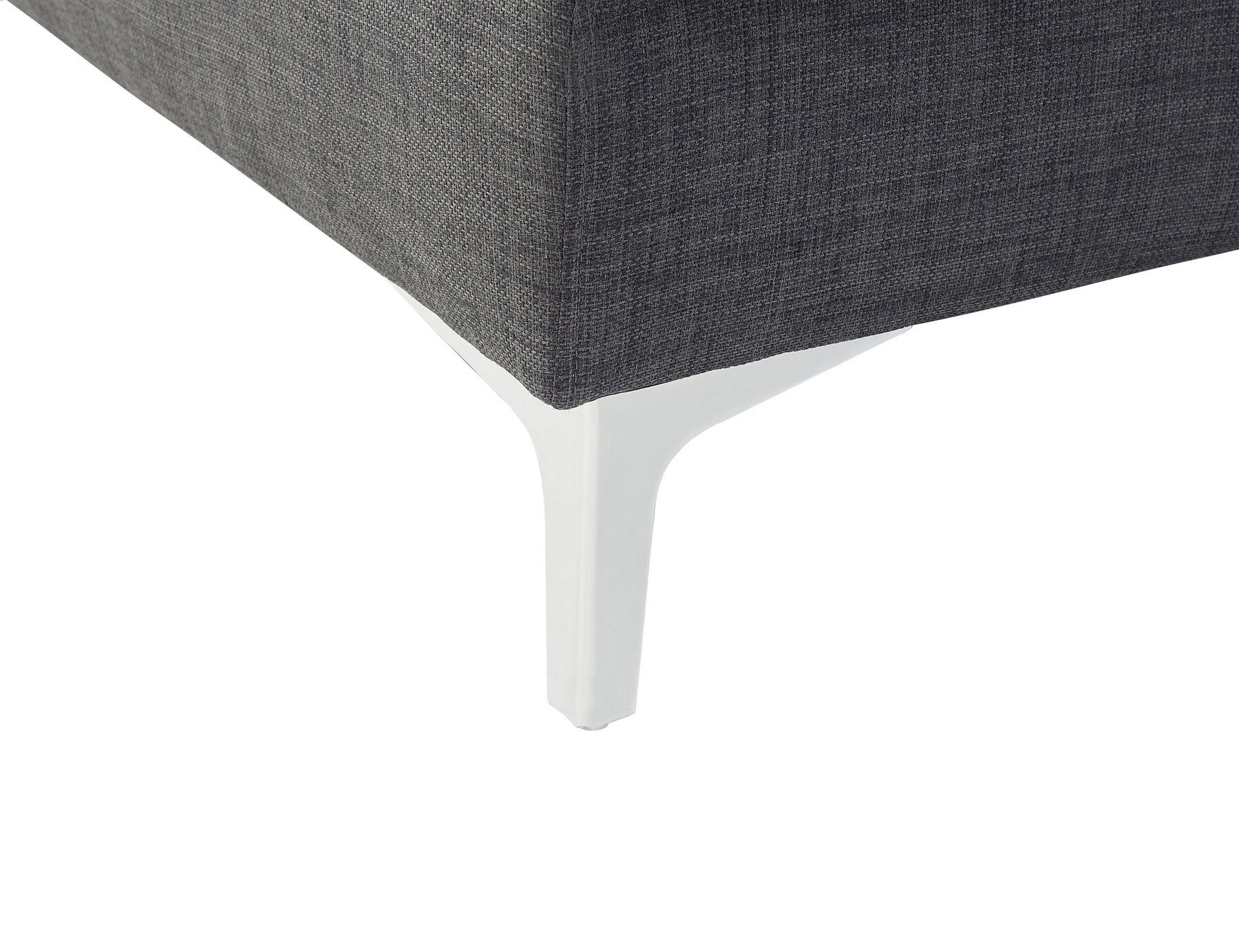 Right Hand Fabric Corner Sofa Dark Grey KIRUNA