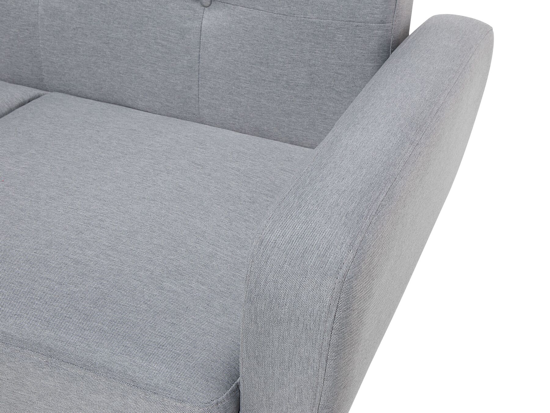 2 Seater Fabric Sofa Bed Grey FLORLI