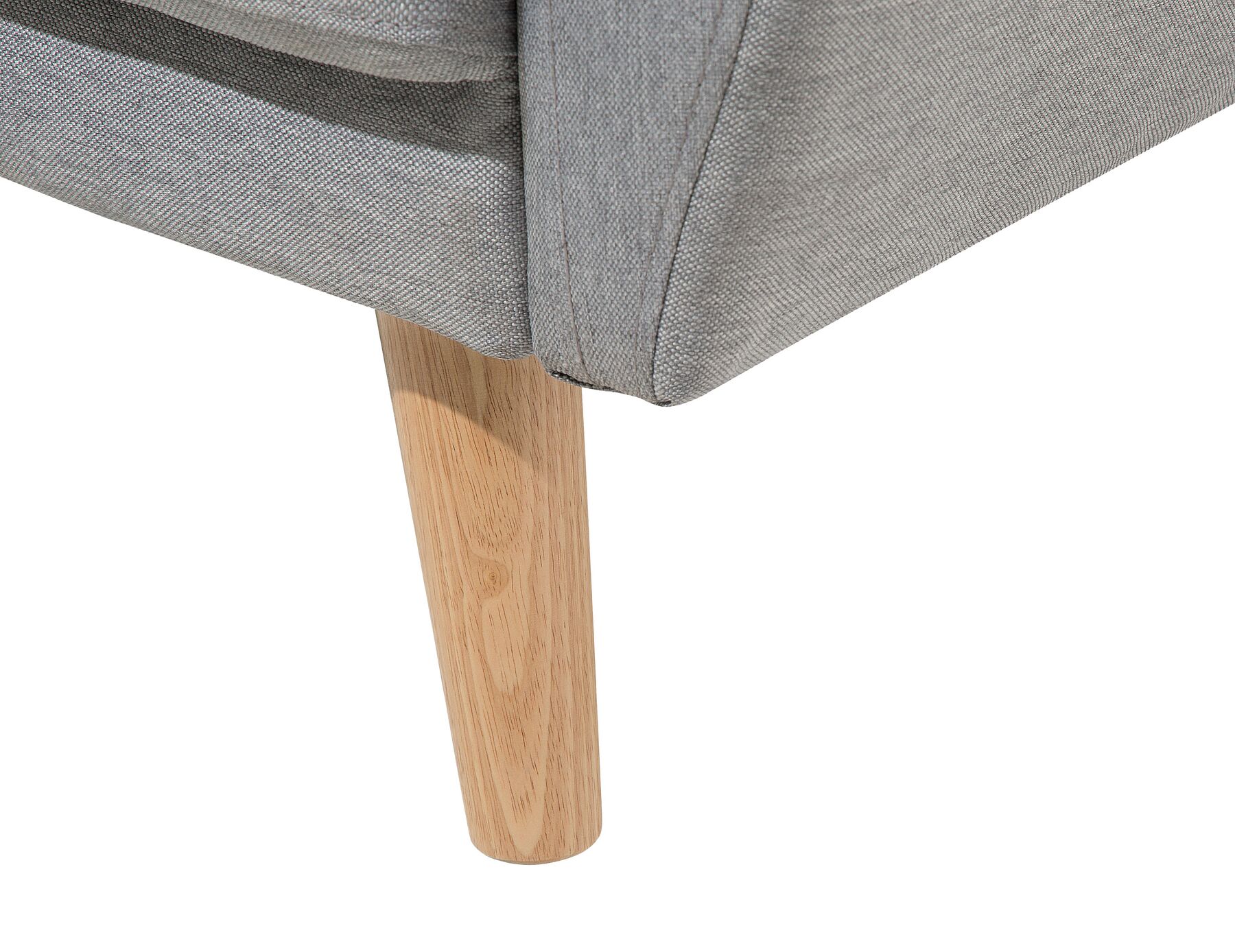 2 Seater Fabric Sofa Bed Grey FLORLI