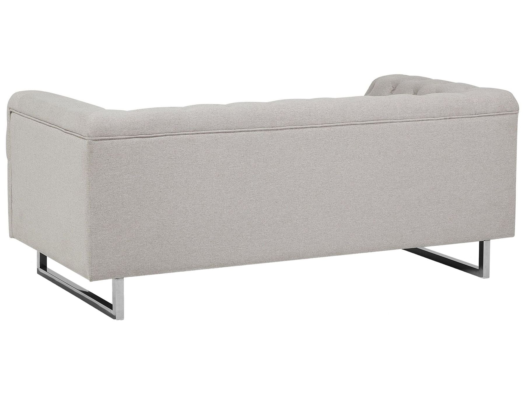 2 Seater Fabric Sofa Beige VISSLAND