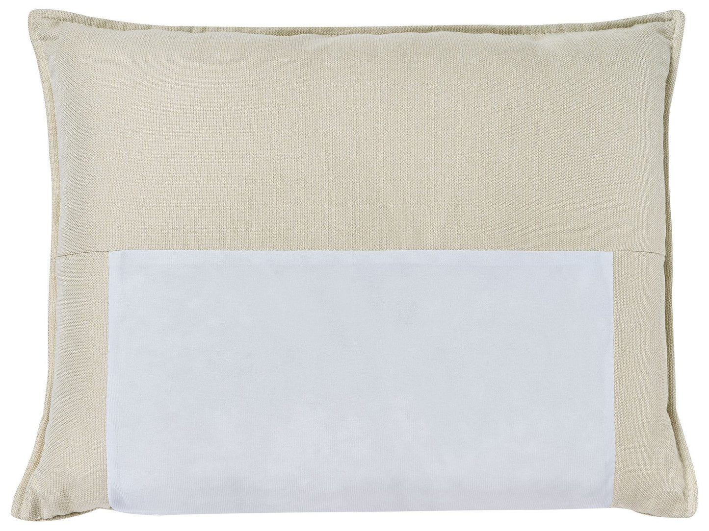 Right Hand Fabric Corner Sofa Light Beige ELVENES