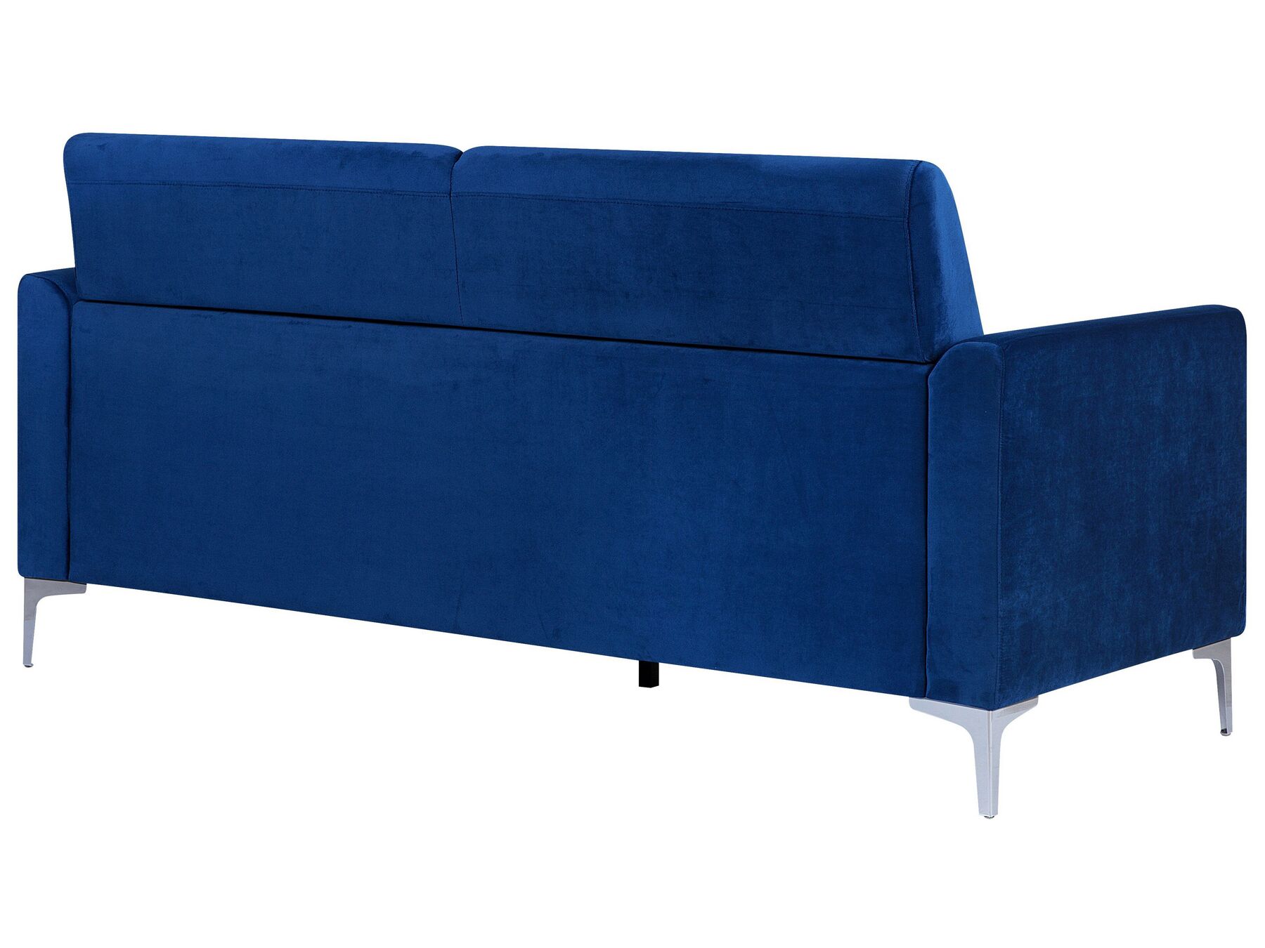 3 Seater Velvet Sofa Navy Blue FENES