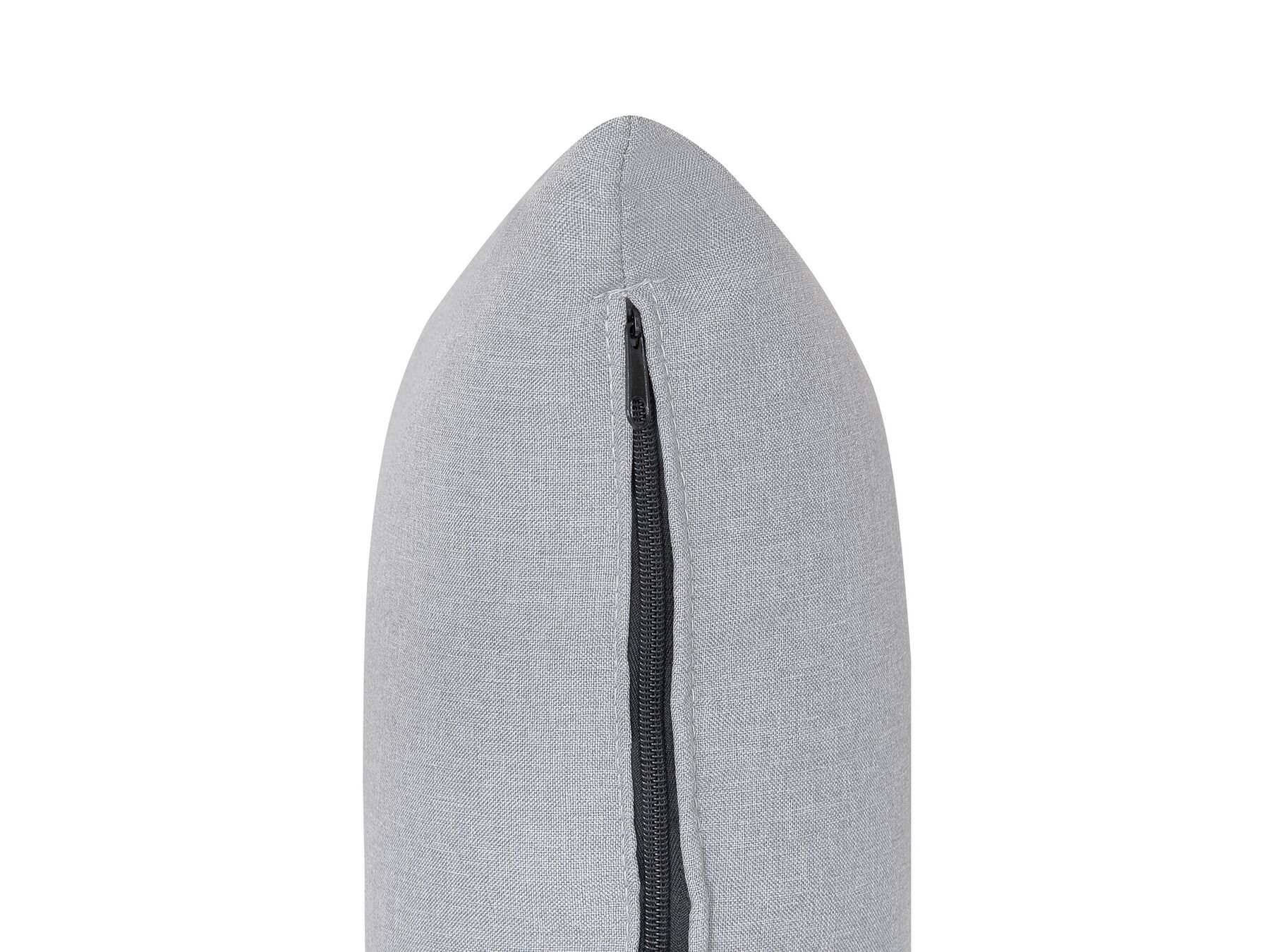 Left Hand Fabric Corner Sofa Light Grey DOLVA