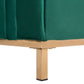 Right Hand Velvet Corner Sofa Emerald Green OSLO