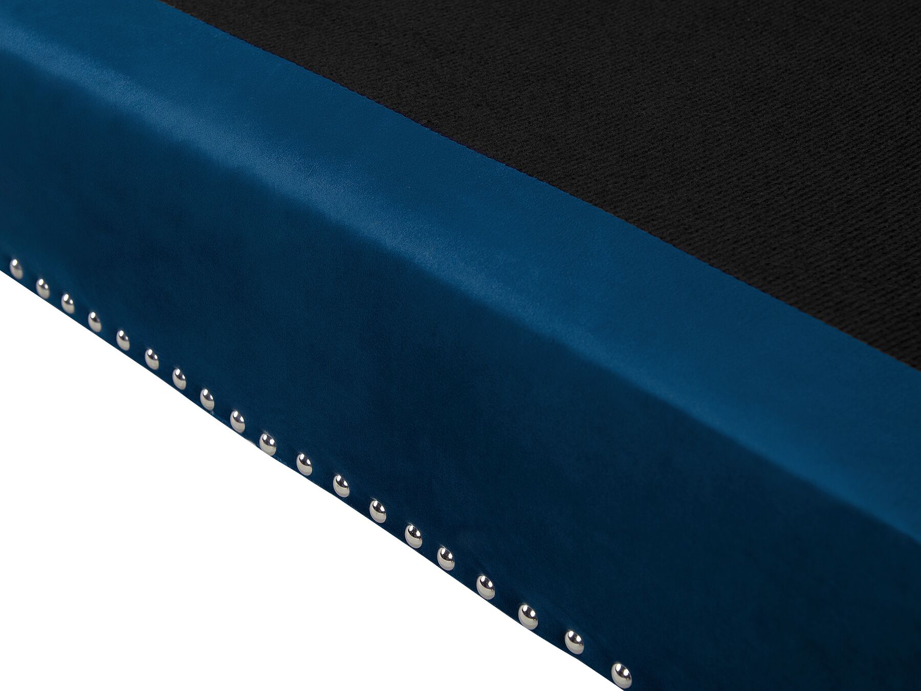 3 Seater Velvet Sofa Navy Blue AVALDSENES