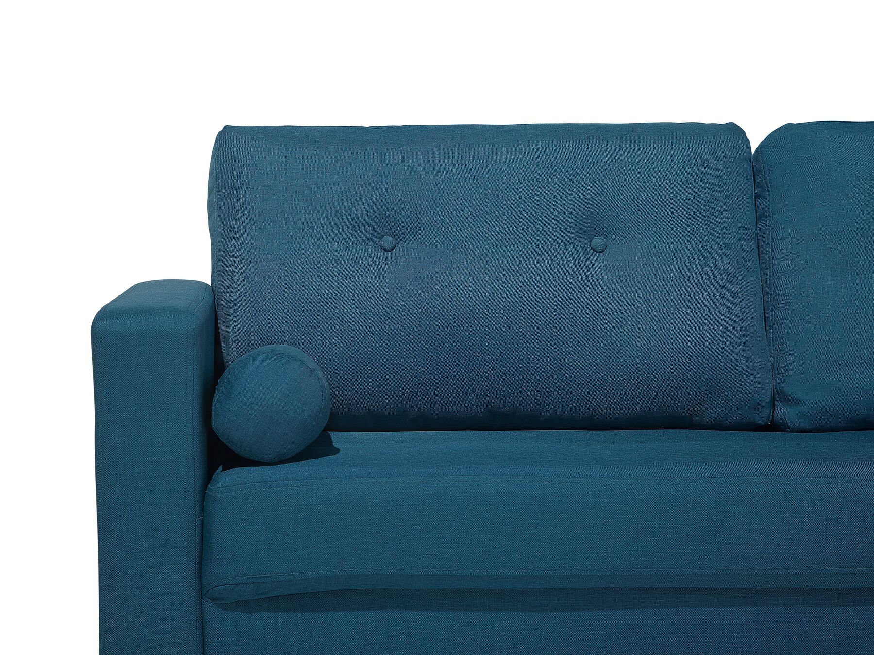 2 Seater Fabric Sofa Blue KALMAR