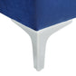 Left Hand Velvet Corner Sofa Navy Blue TIMRA