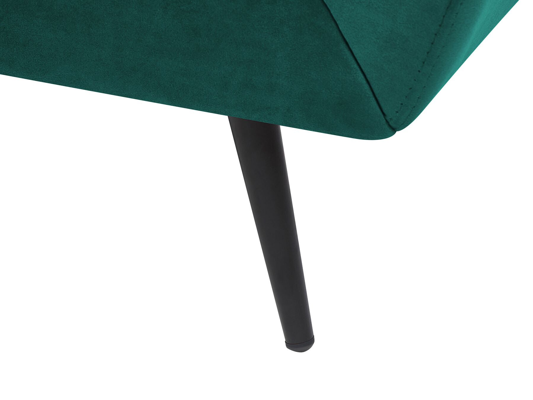 3 Seater Velvet Sofa Green LENVIK