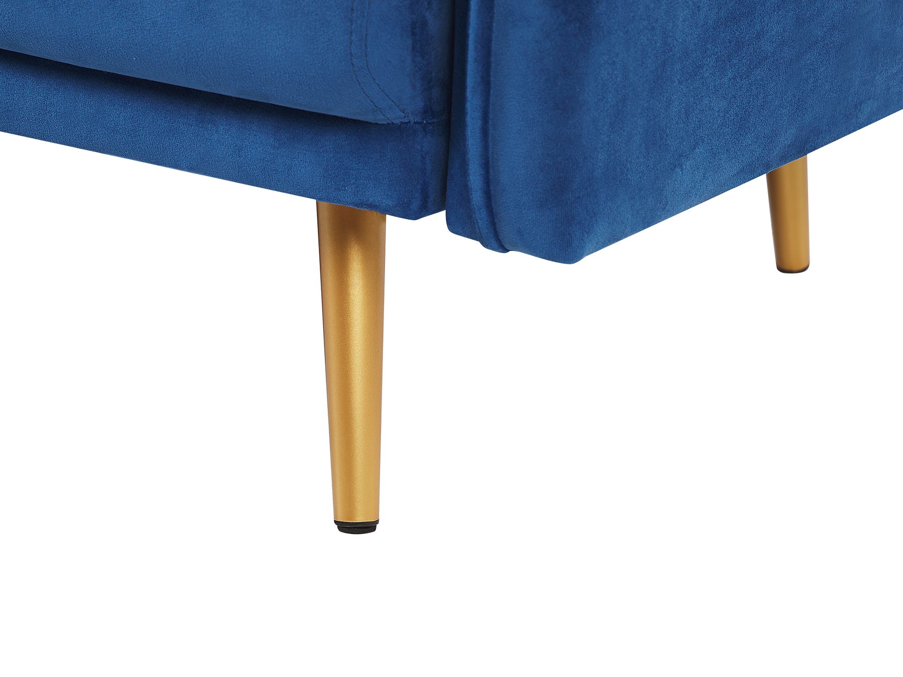 2 Seater Velvet Sofa Navy Blue MAURA