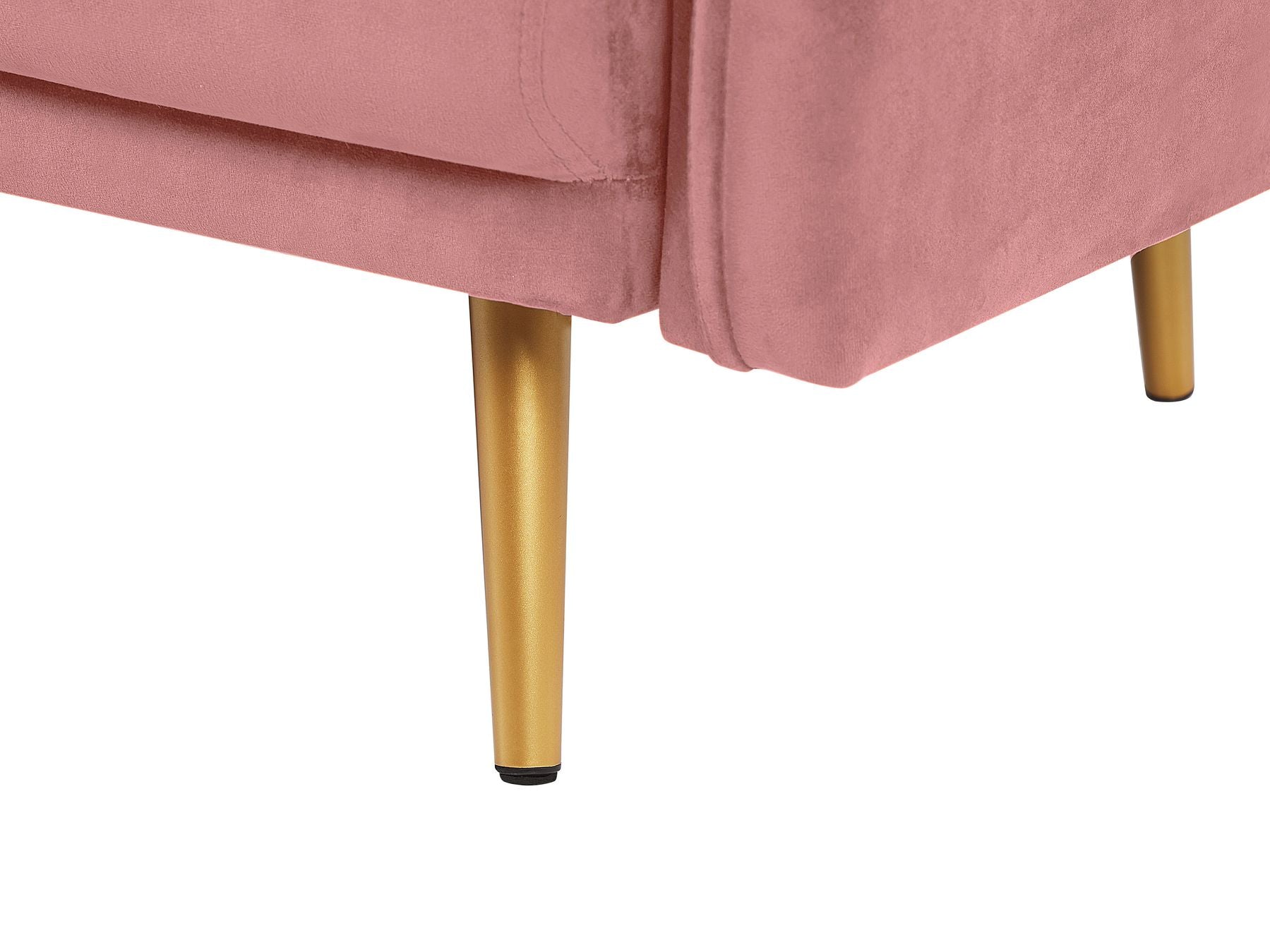 2 Seater Velvet Sofa Pink MAURA