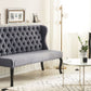 2 Seater Fabric Kitchen Sofa Grey TORSBY