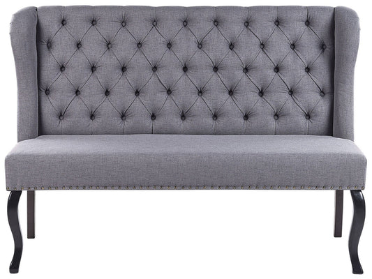 2 Seater Fabric Kitchen Sofa Grey TORSBY