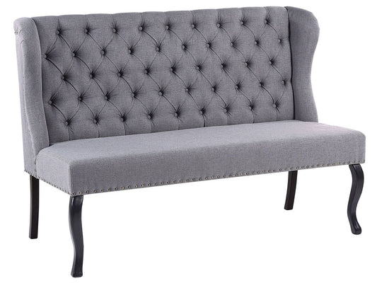2 Seater Fabric Kitchen Sofa Grey TORSBY