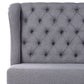 2 Seater Fabric Kitchen Sofa Grey TORSBY