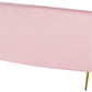 4 Seater Curved Velvet Sofa Pink MOSS