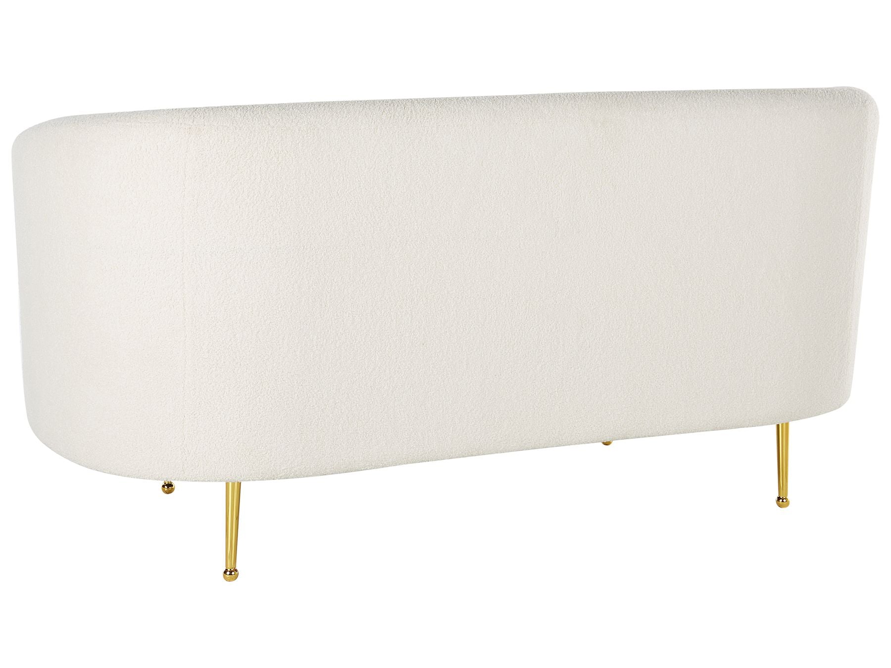 2 Seater Boucle Sofa White LOEN