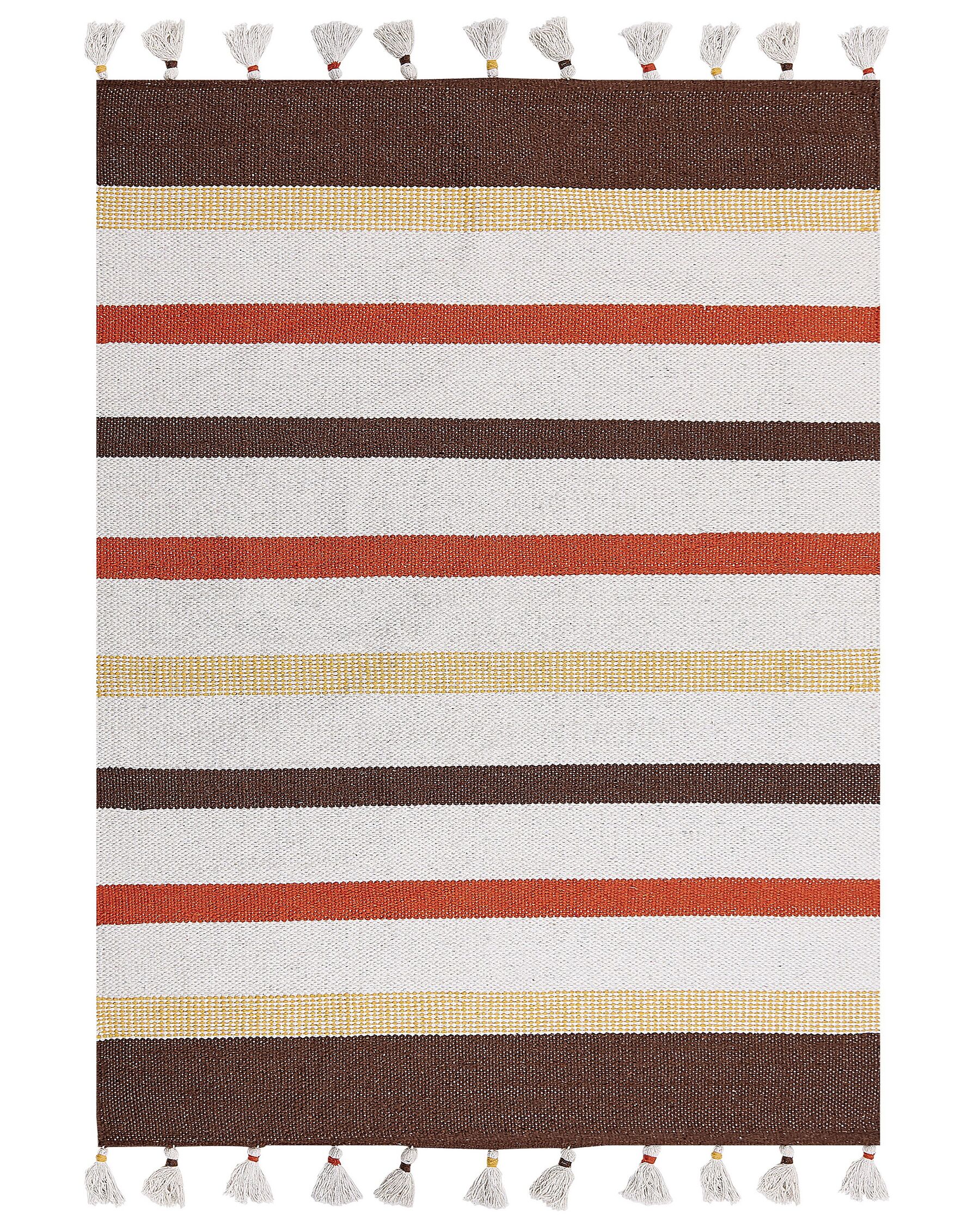 Right Hand Fabric Corner Sofa Light Beige ELVENES