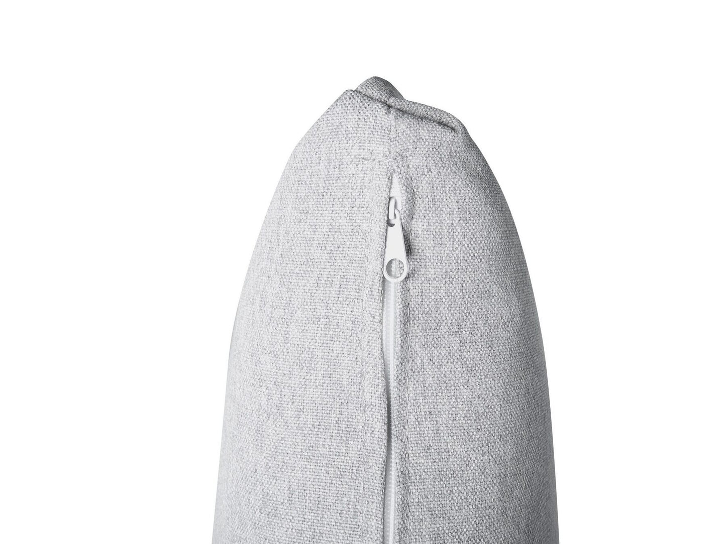 Right Hand Fabric Corner Sofa Light Grey TOMRA