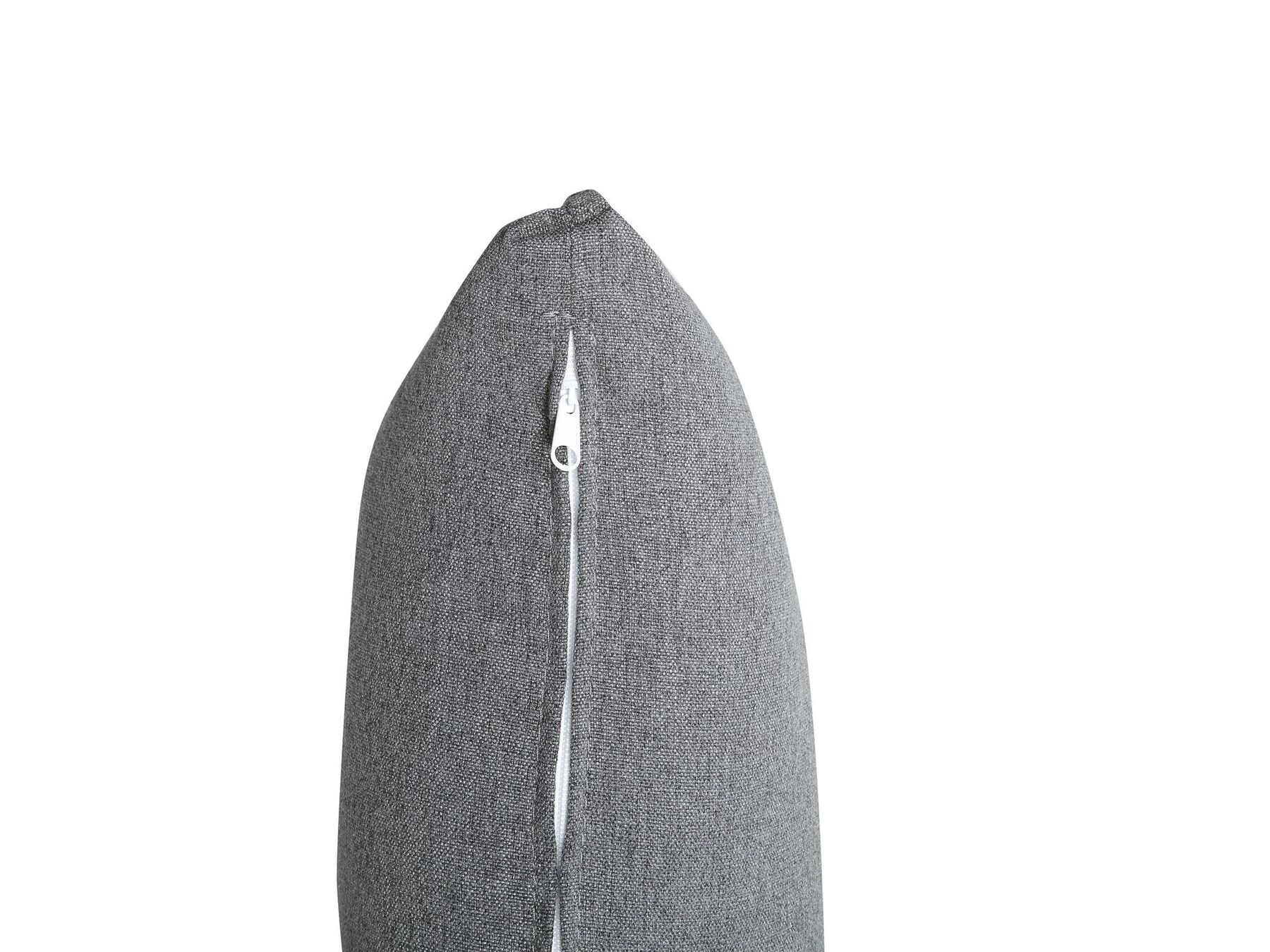 Right Hand Fabric Corner Sofa Dark Grey TOMRA