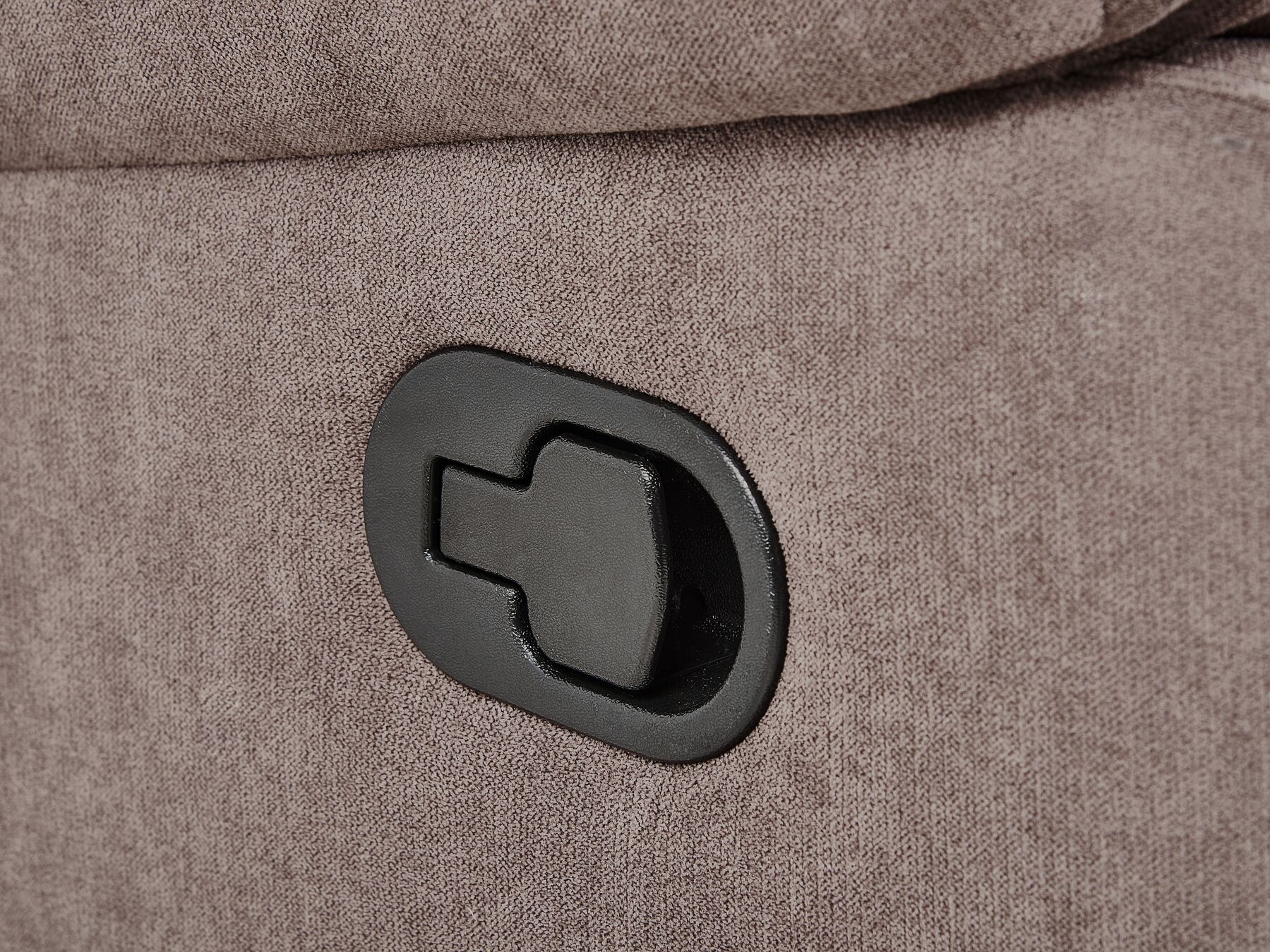 Corner Fabric Manual Recliner Sofa Beige ROKKE
