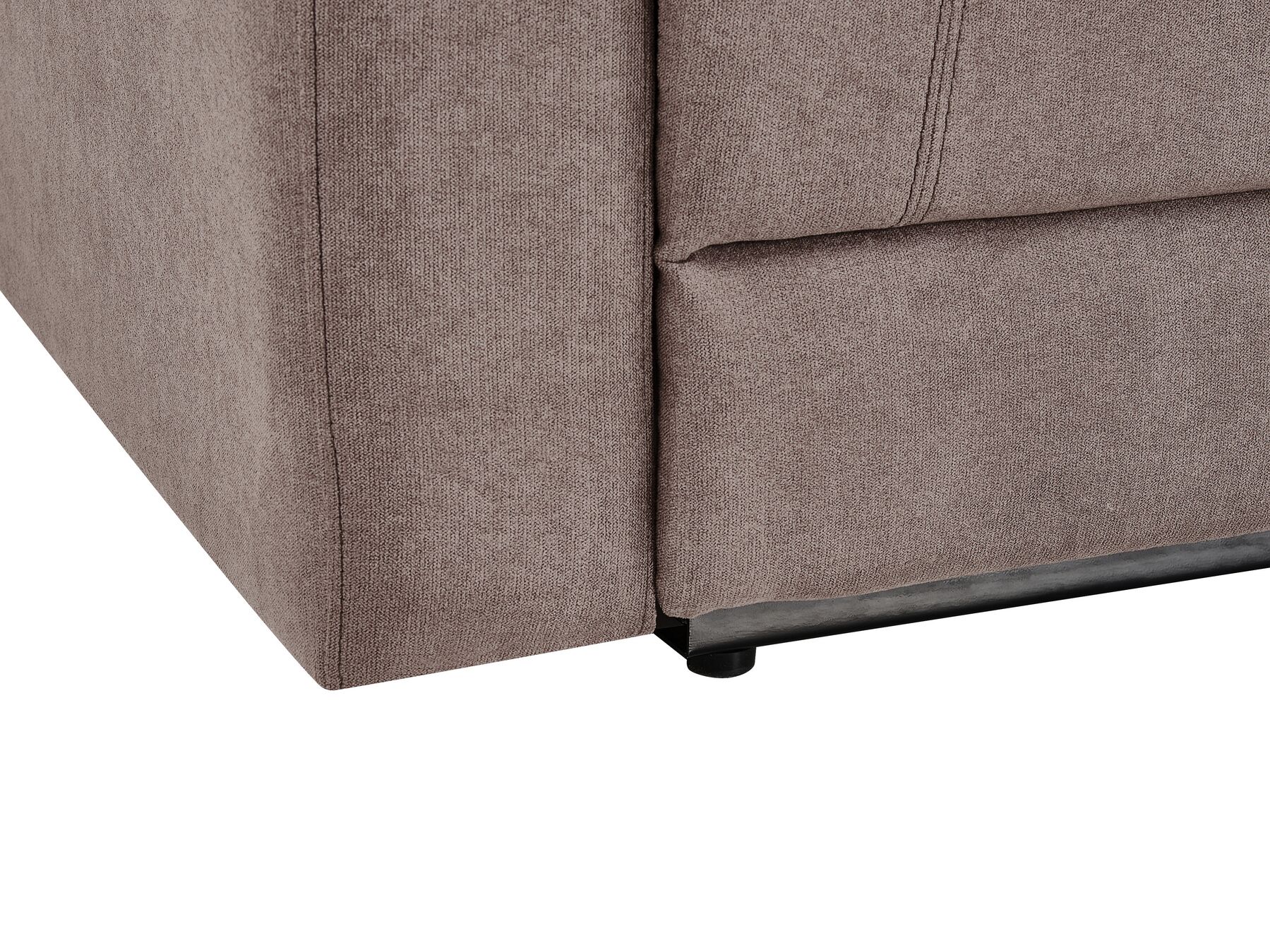 Corner Fabric Manual Recliner Sofa Beige ROKKE