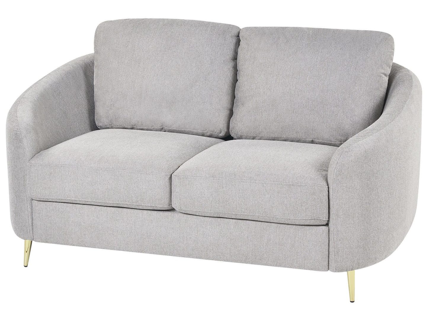 2 Seater Fabric Sofa Grey TROSA