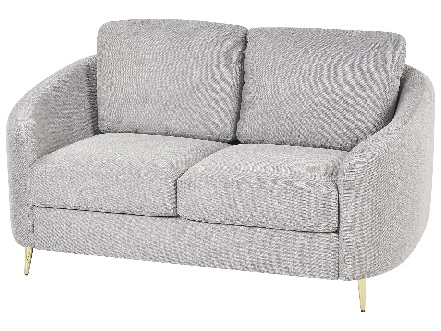 2 Seater Fabric Sofa Grey TROSA