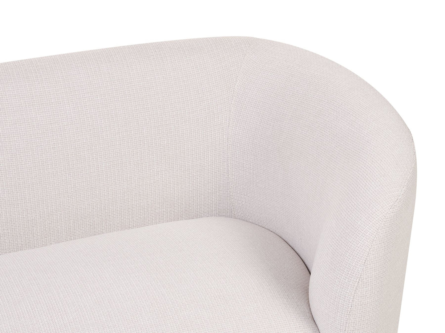 2 Seater Fabric Sofa Beige LOEN