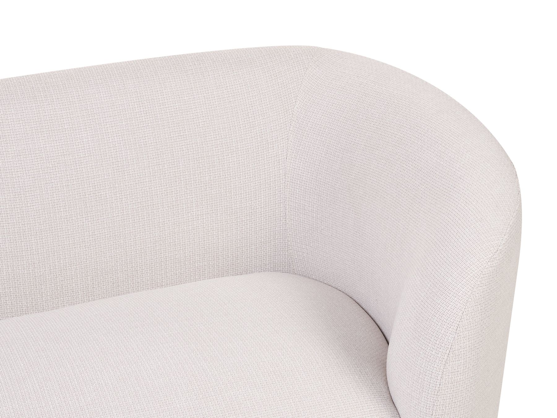 2 Seater Fabric Sofa Beige LOEN