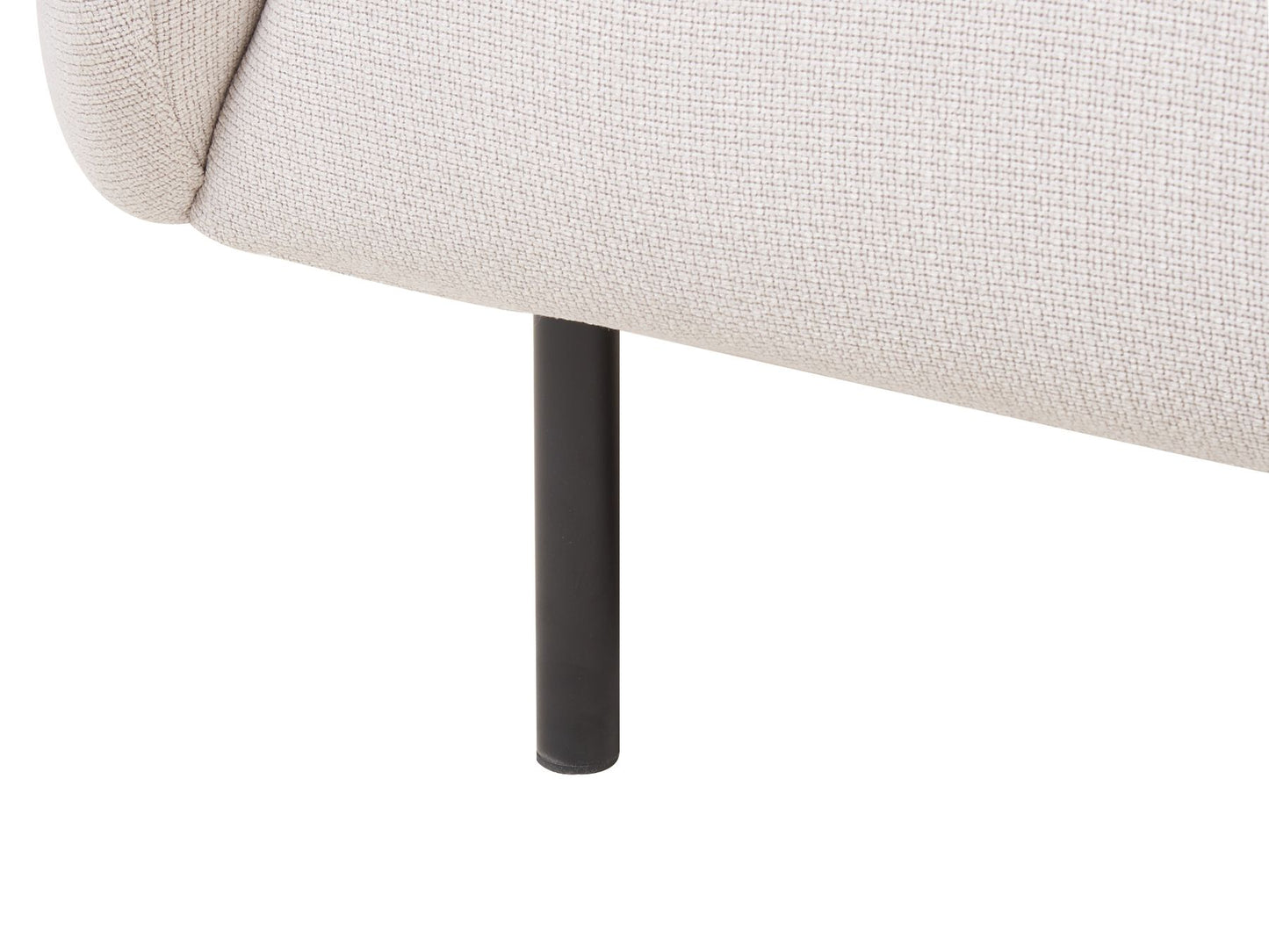 2 Seater Fabric Sofa Beige LOEN