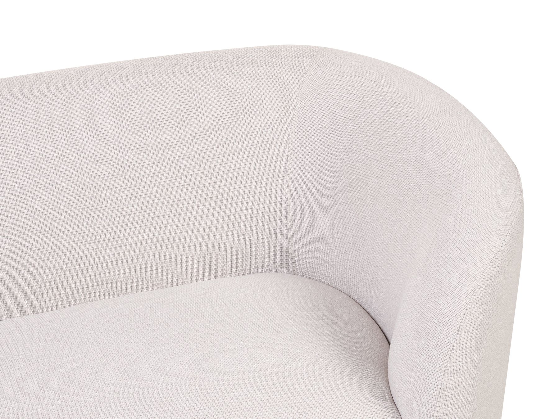 2 Seater Fabric Sofa Beige and Gold LOEN