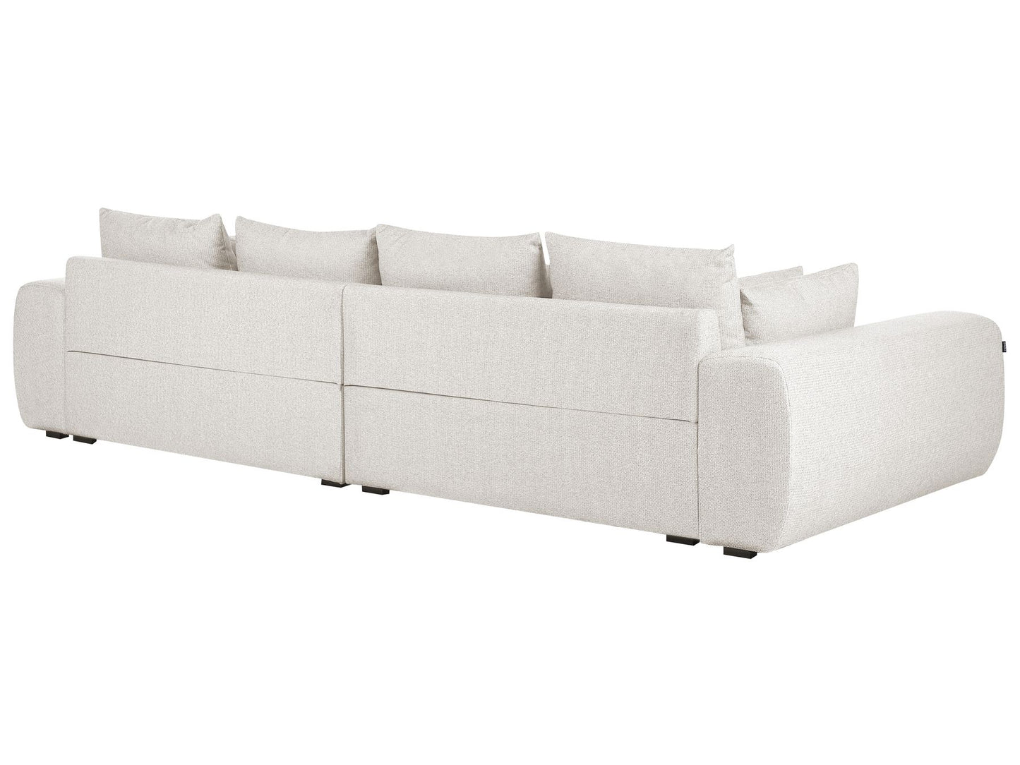 4 Seater Fabric Sofa Beige TORPO