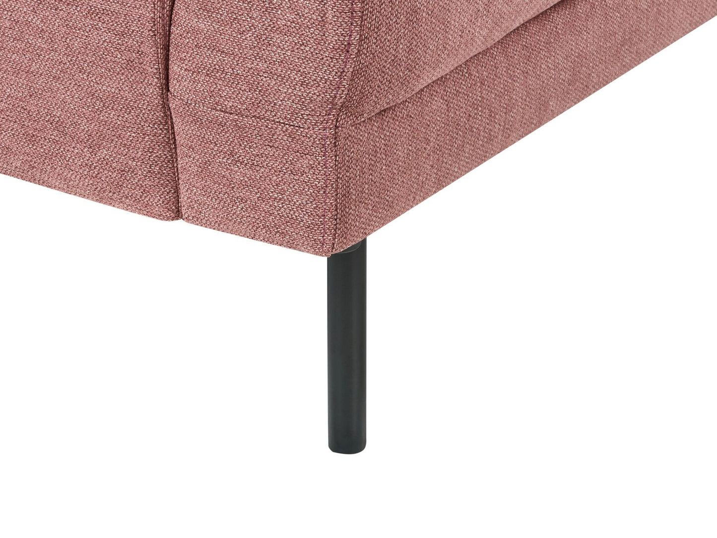 Left Hand 4 Seater Fabric Corner Sofa Pink BREDA