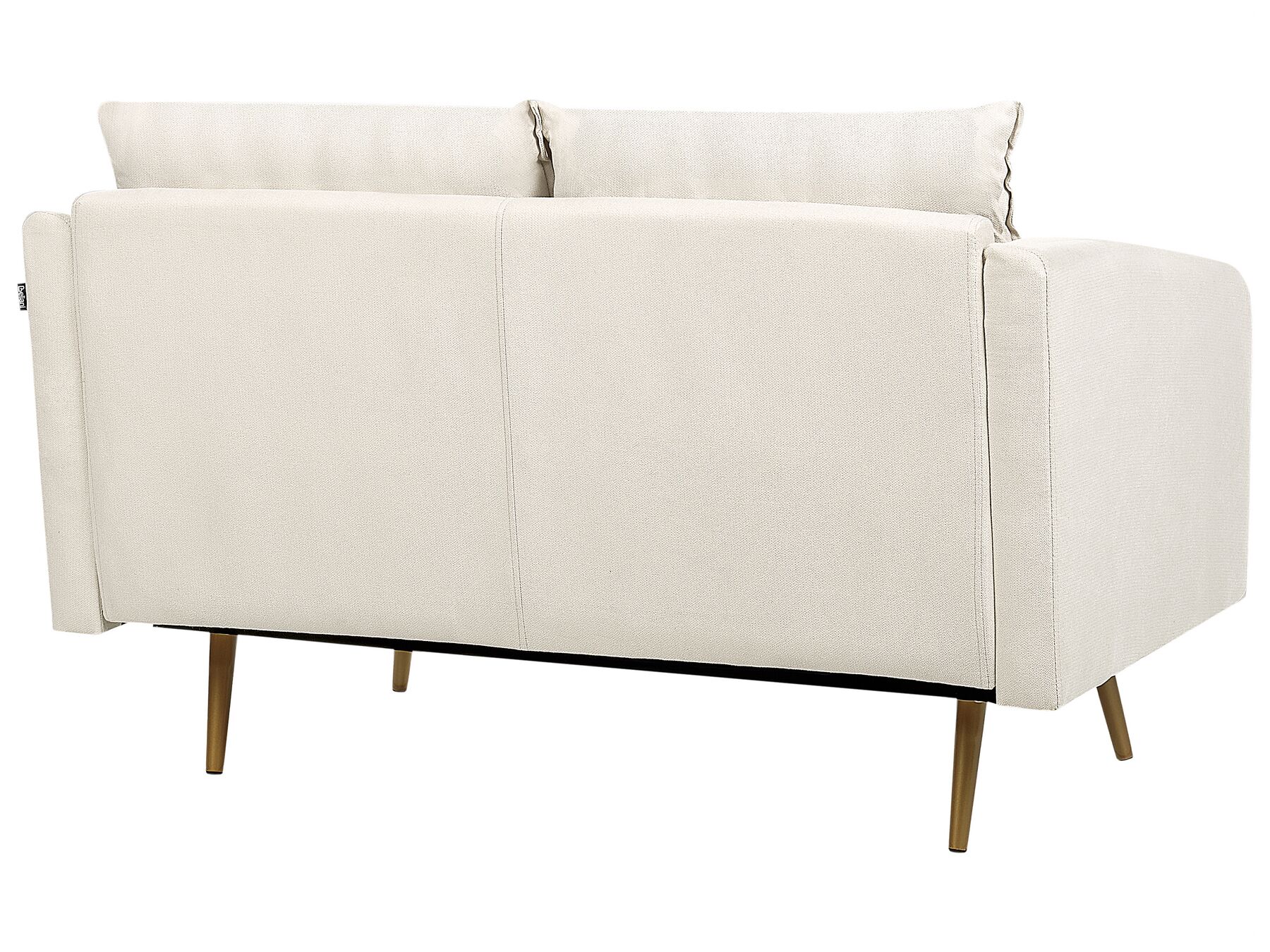 2 Seater Fabric Sofa Beige MAURA