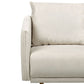 2 Seater Fabric Sofa Beige MAURA