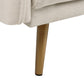 2 Seater Fabric Sofa Beige MAURA