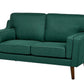 2 Seater Fabric Sofa Dark Green LOKKA