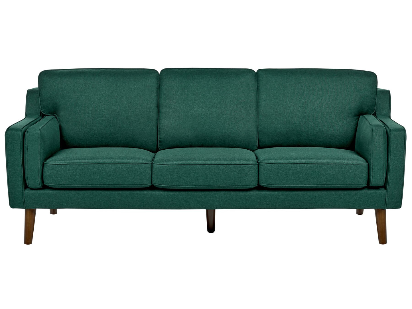 3 Seater Fabric Sofa Dark Green LOKKA
