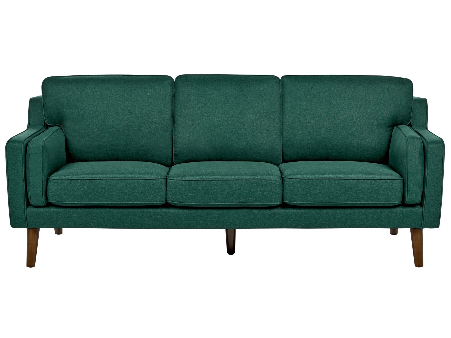 3 Seater Fabric Sofa Dark Green LOKKA