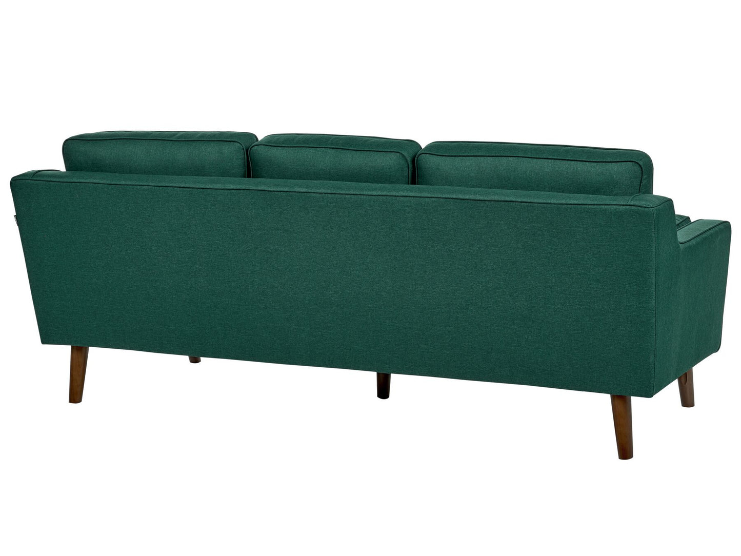 3 Seater Fabric Sofa Dark Green LOKKA