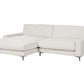 Right Hand Fabric Corner Sofa Off-White MALOY