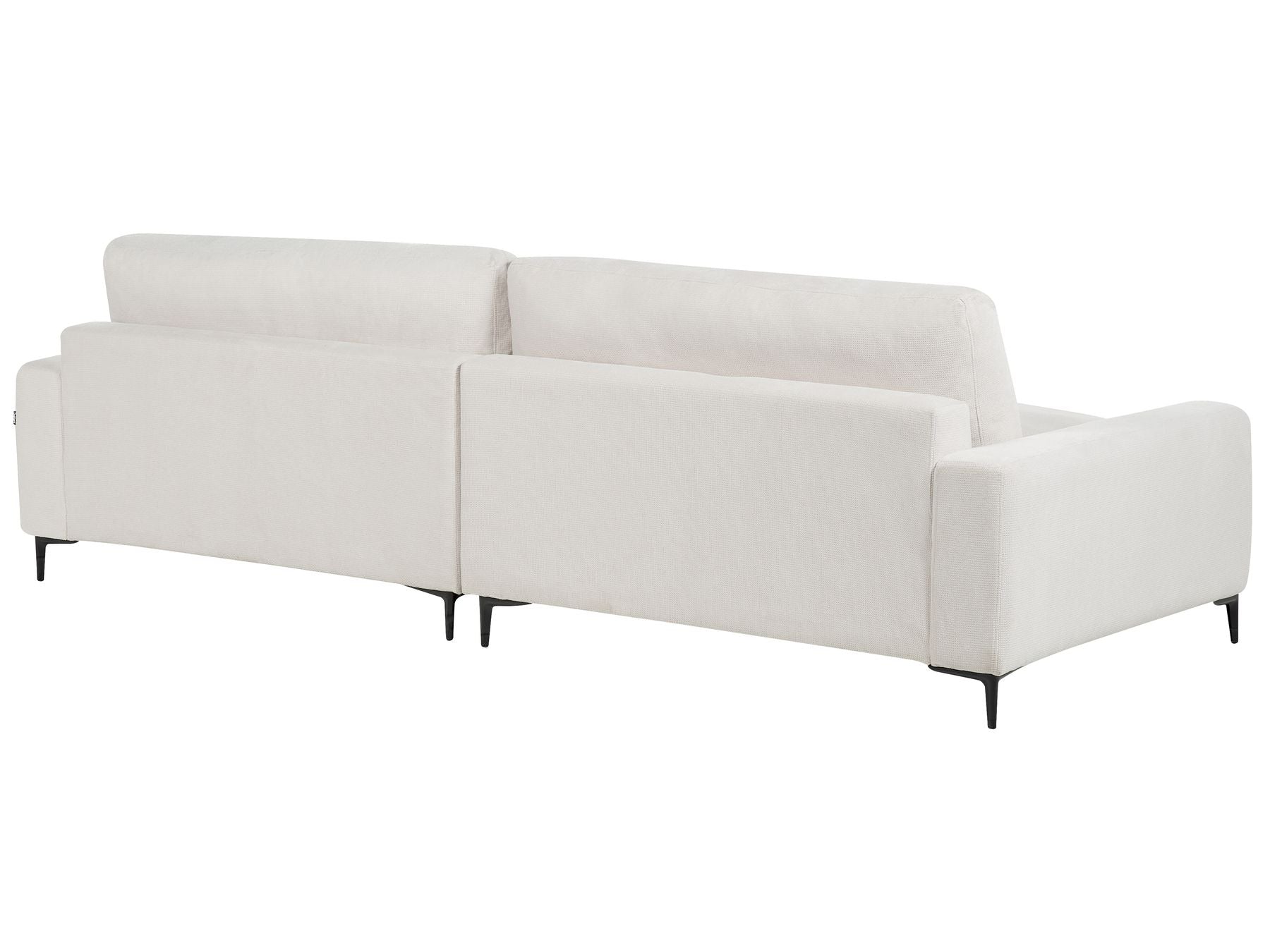 Right Hand Fabric Corner Sofa Off-White MALOY
