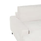 Right Hand Fabric Corner Sofa Off-White MALOY