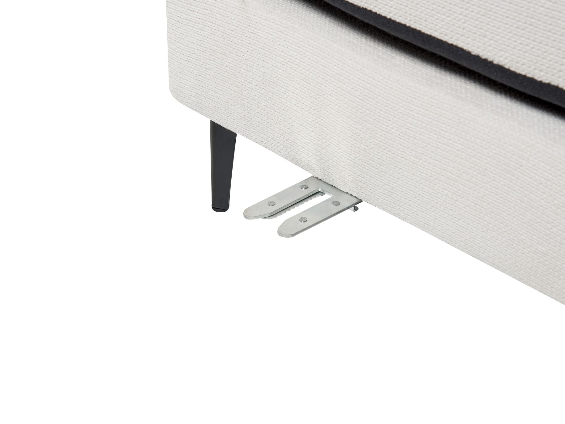 Right Hand Fabric Corner Sofa Off-White MALOY