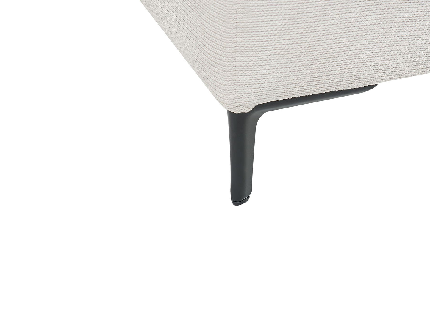 Right Hand Fabric Corner Sofa Off-White MALOY
