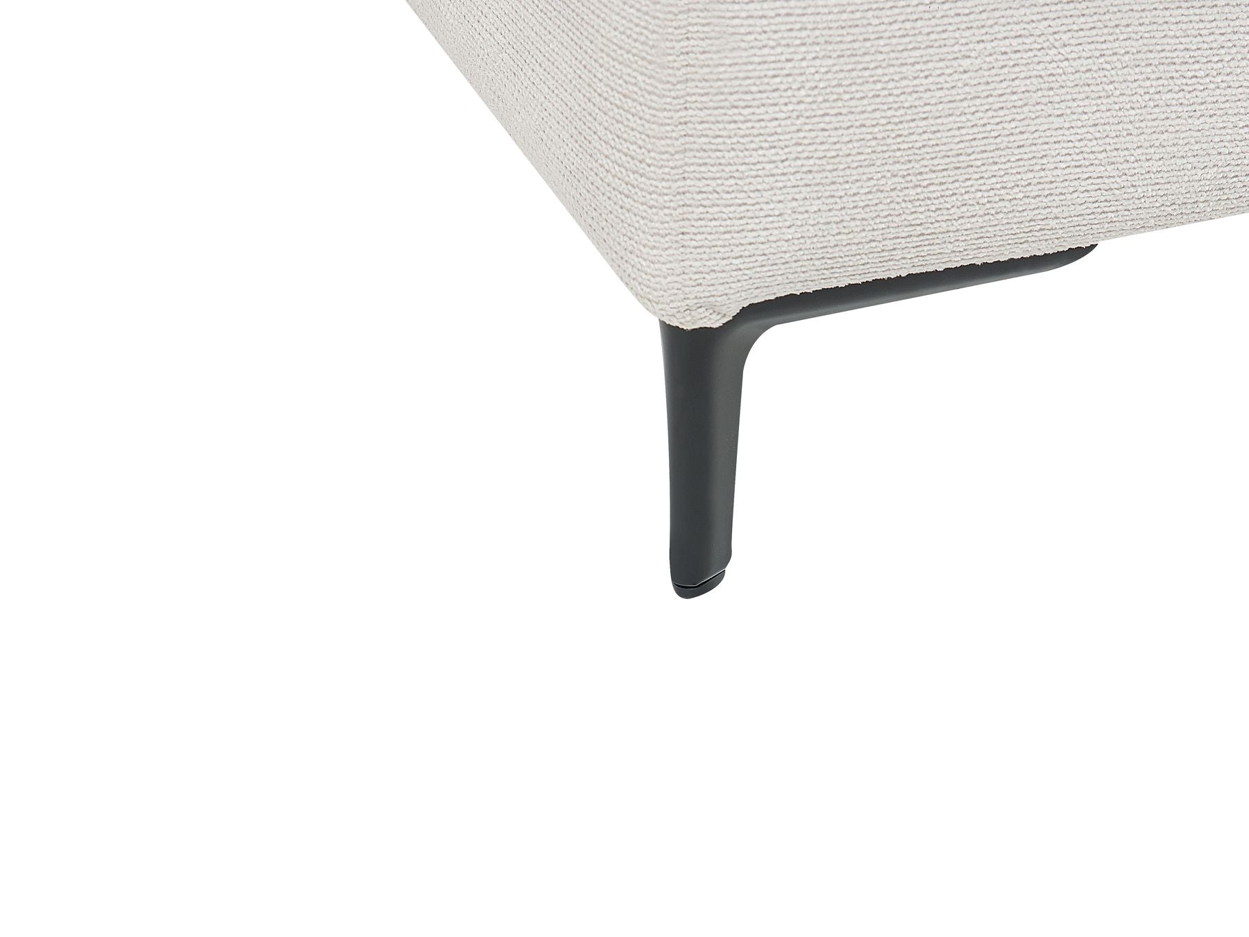 Right Hand Fabric Corner Sofa Off-White MALOY