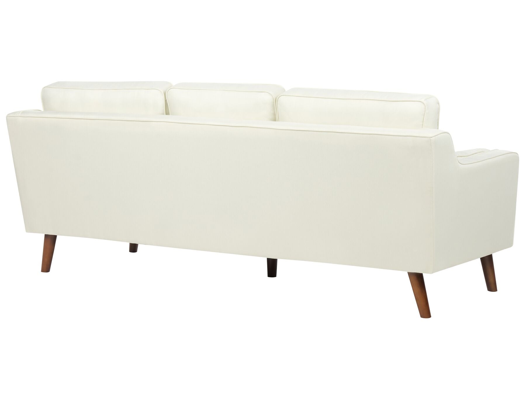 3 Seater Fabric Sofa Off-White LOKKA