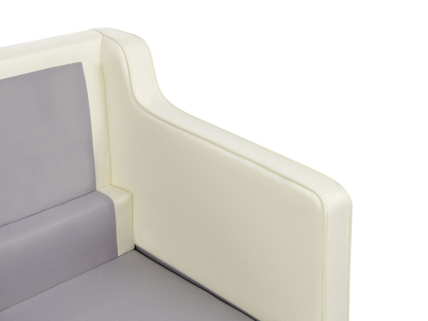 3 Seater Fabric Sofa Off-White LOKKA